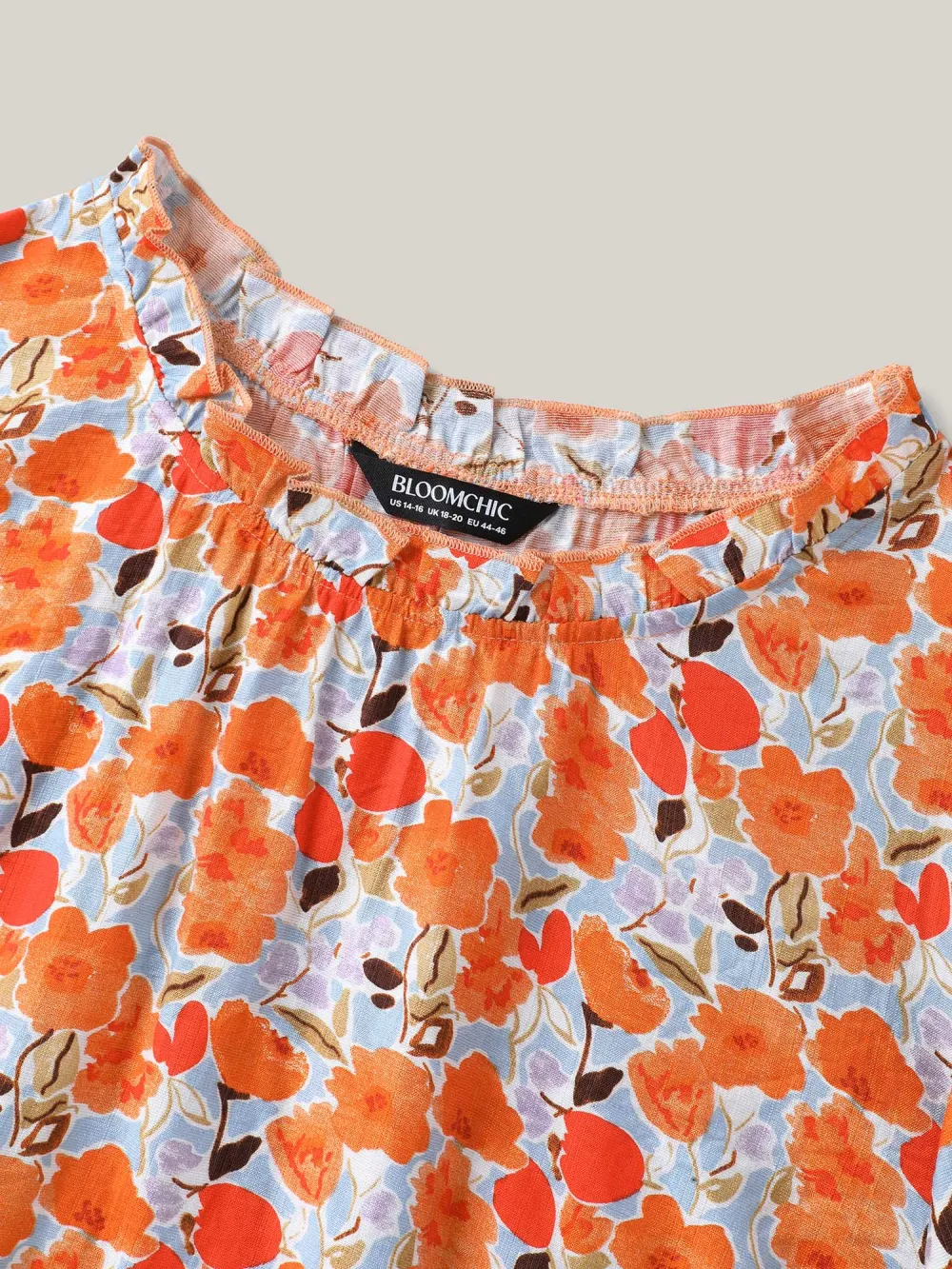 In Full Bloom Mock Neck Shirt