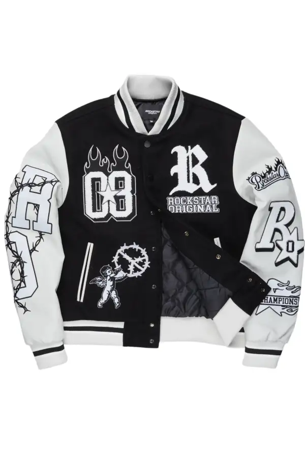 Rune Black Varsity Jacket