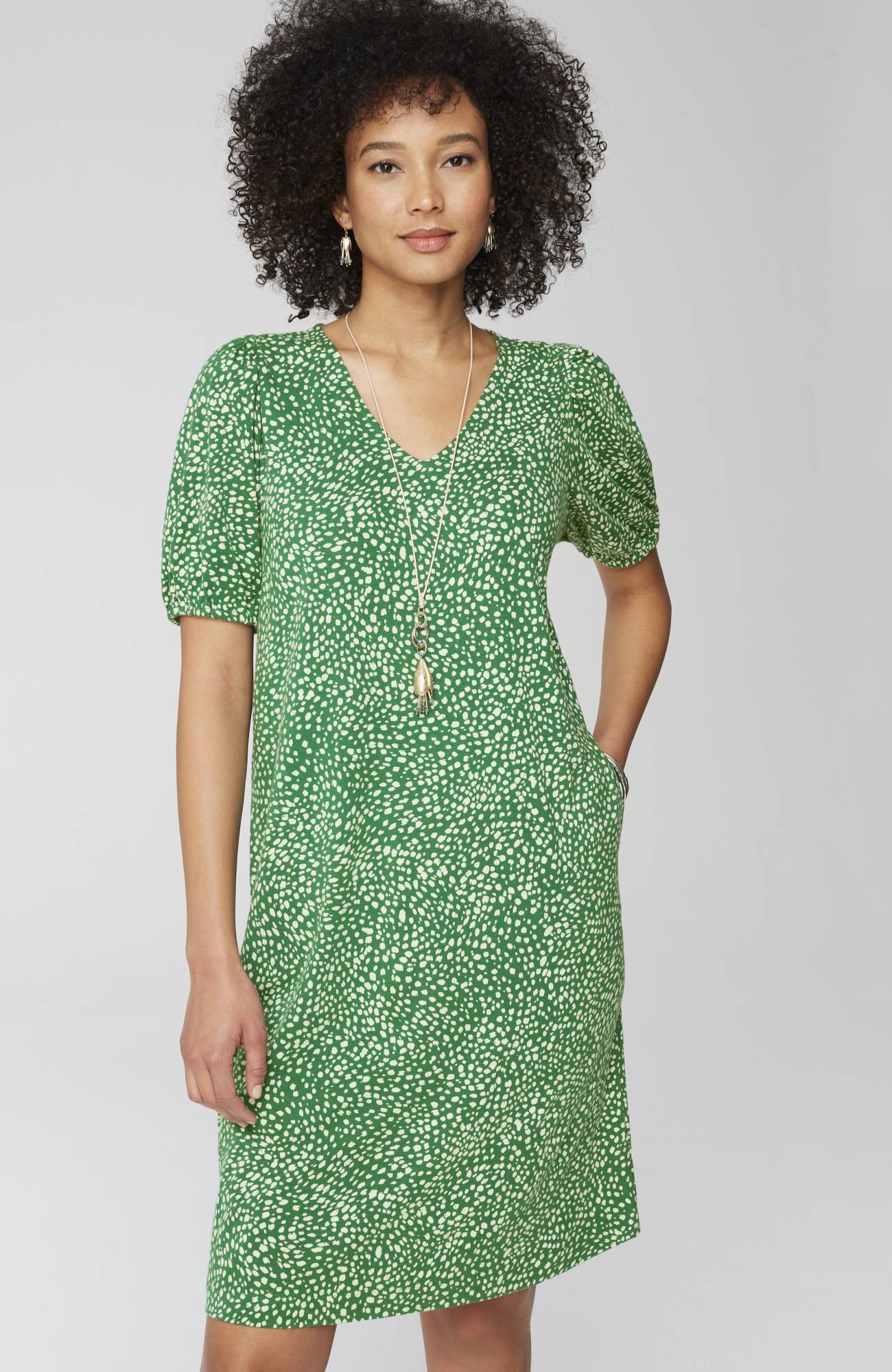 knit shift-dress