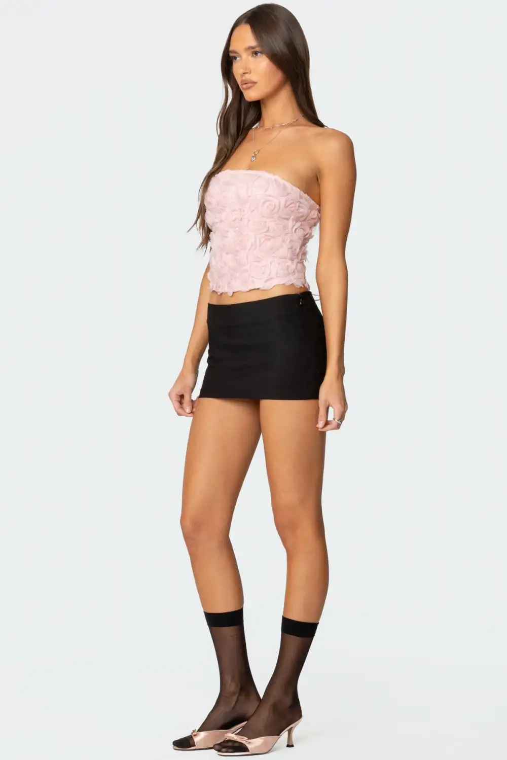 Rosee Textured Floral Corset
