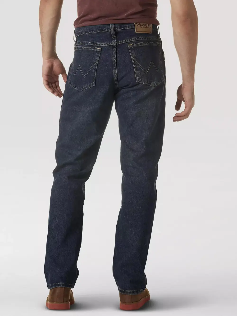 WRANGLER RUGGED WEAR RELAXED FIT MID RISE JEAN IN MEDITERRANEAN