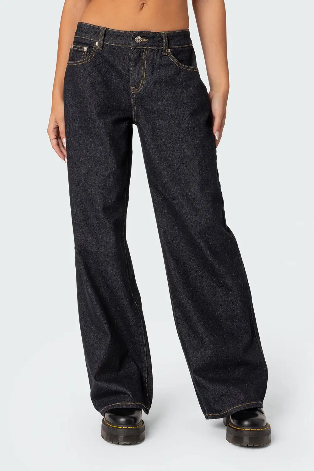Raelynn Washed Low Rise Jeans