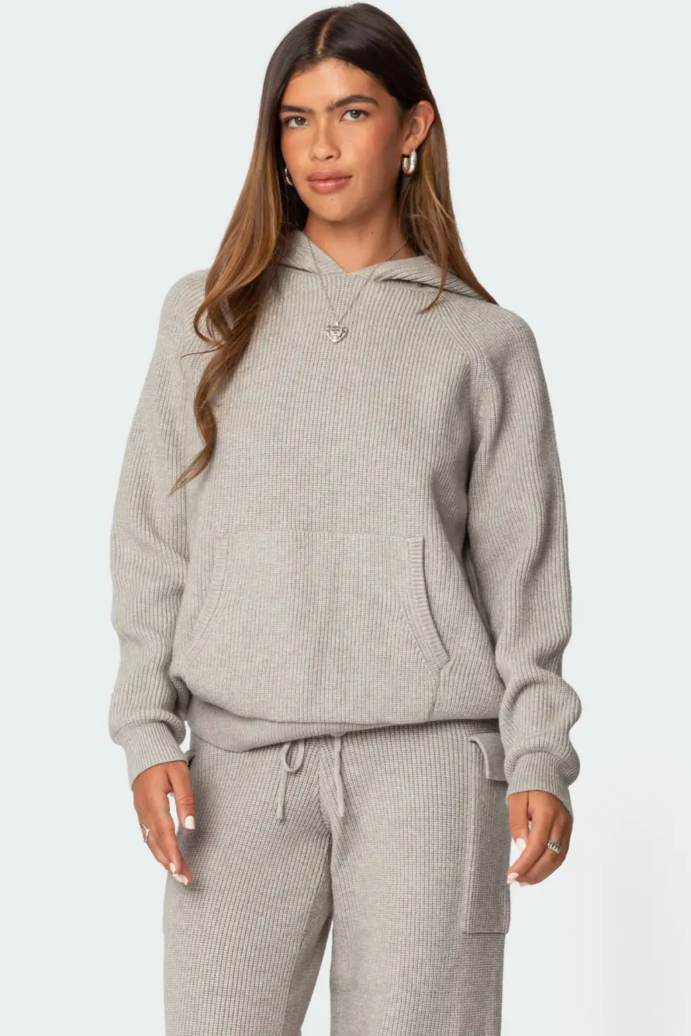 Wynter Oversized Knit Hoodie