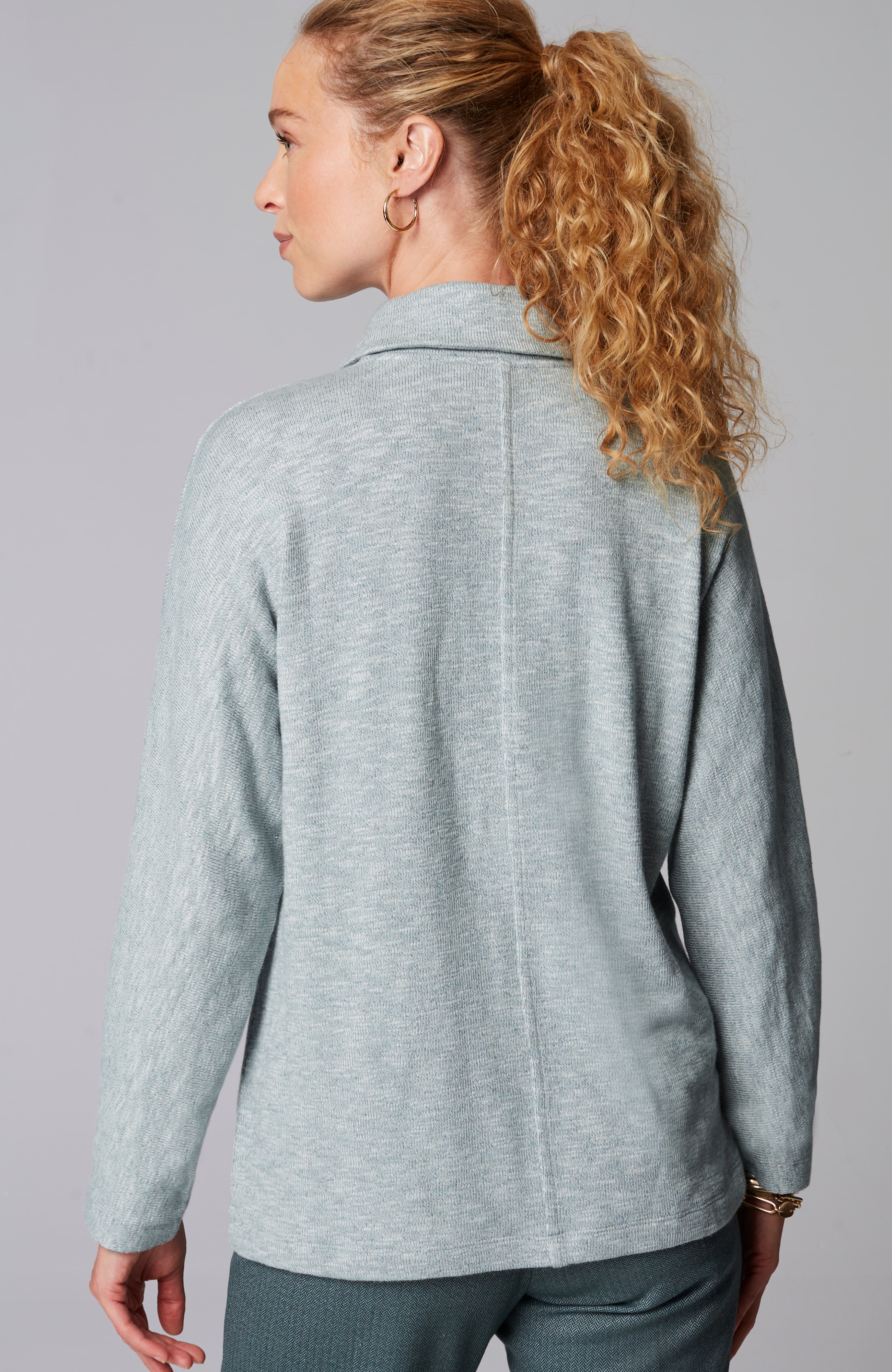 Pure Jill Shawl-Collar Dolman Top