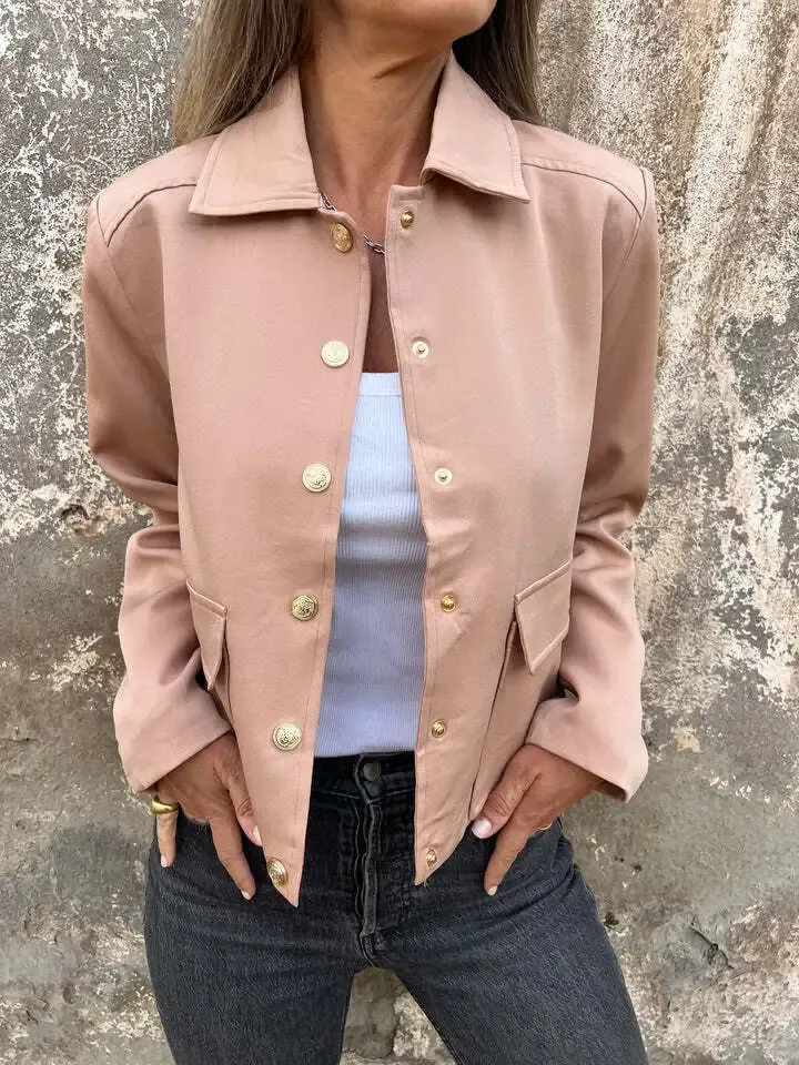 Charm Gold Button Jacket