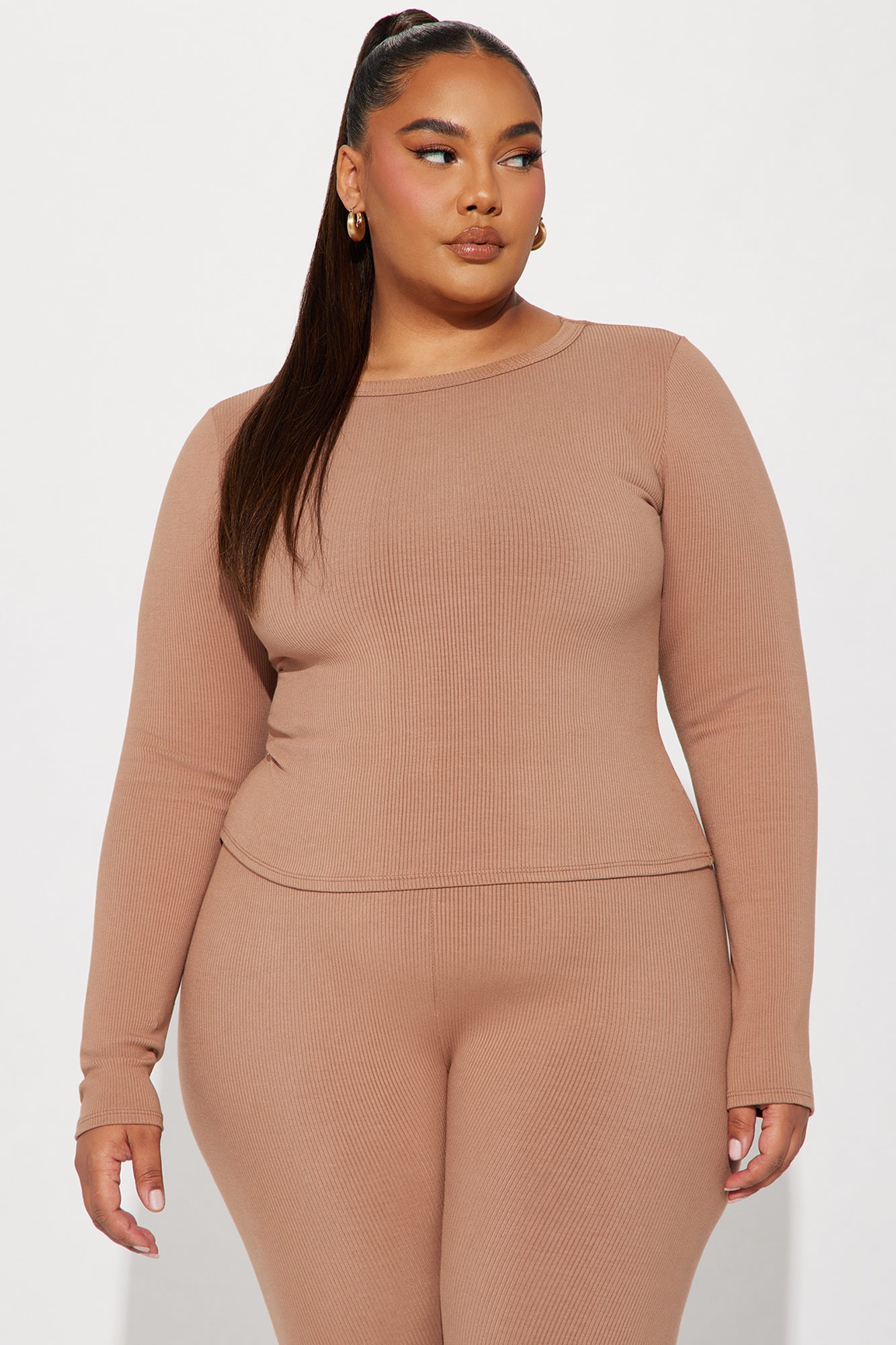 Braelynn Snatched Pant Set - Nude
