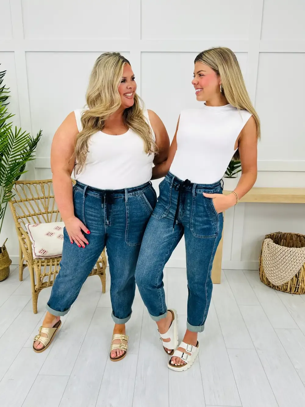 Judy Blue Something About You Denim Joggers