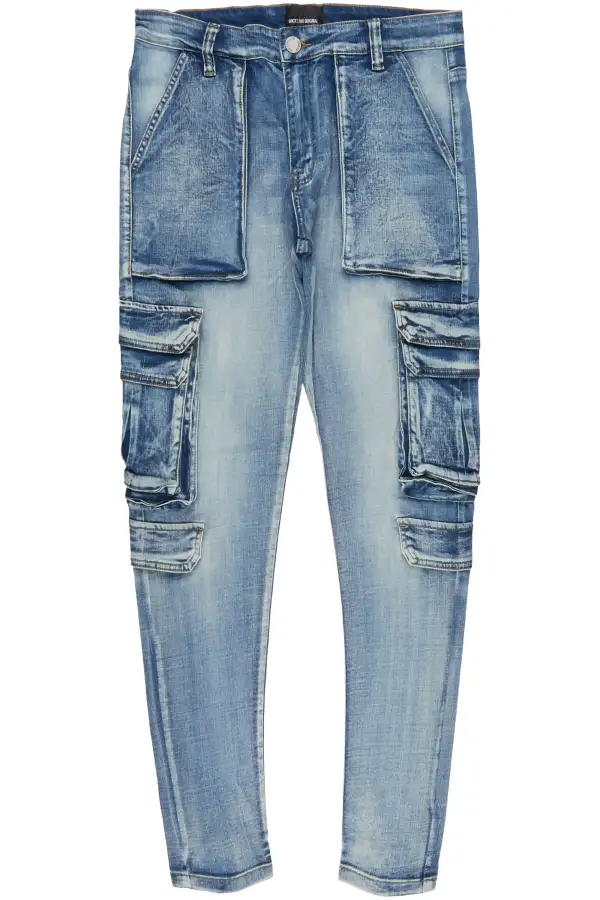 Phocas Indigo Cargo Jean