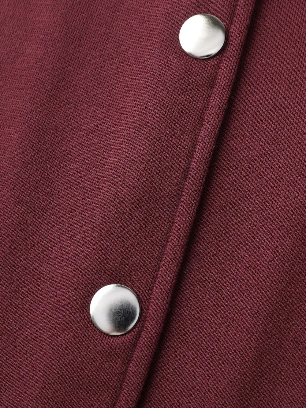 Embroidered Sleeve Button-Down Jacket