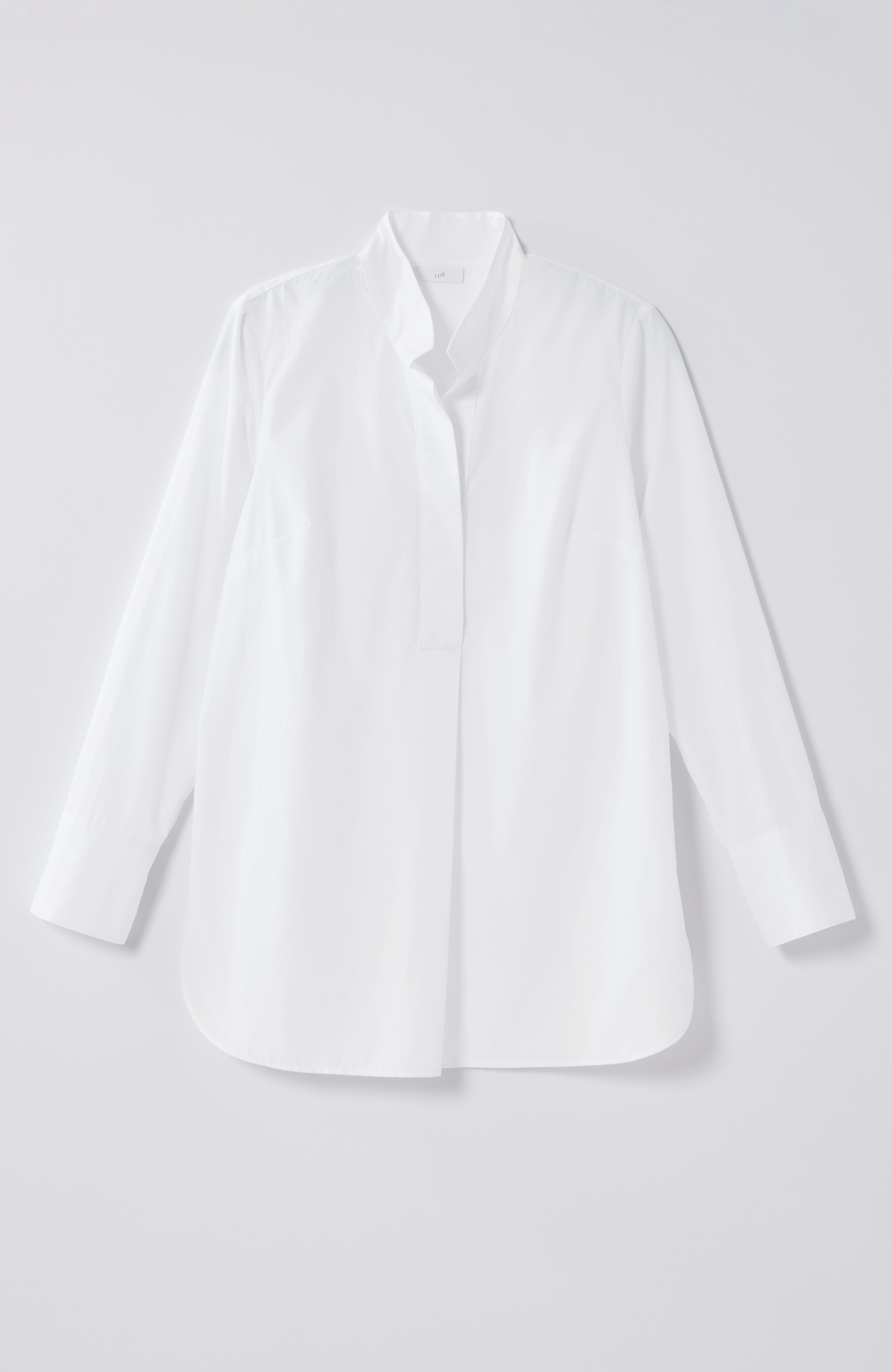 Cotton Stand-Collar Tunic