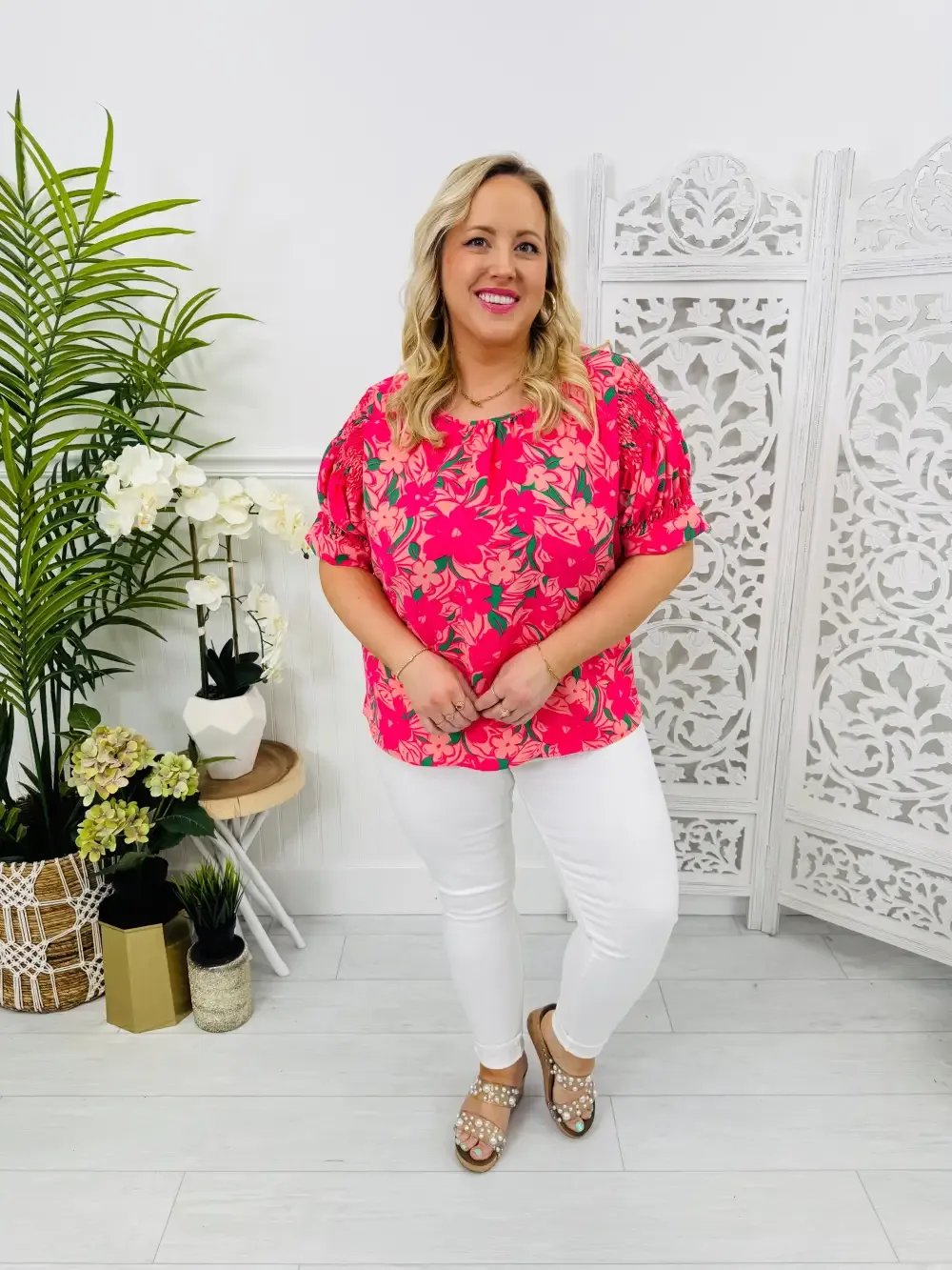 Sunday's Best Bloom Top