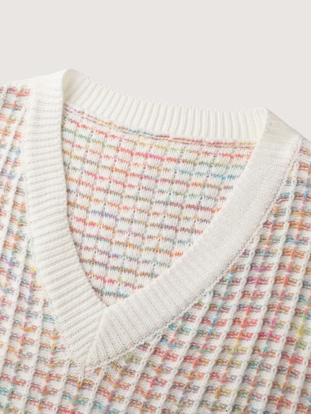 Tissue Textured Color Gradient Pullover