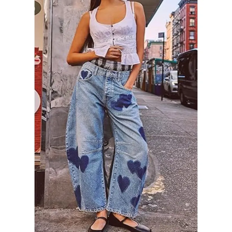 Women's Y2K Barrel Jeans