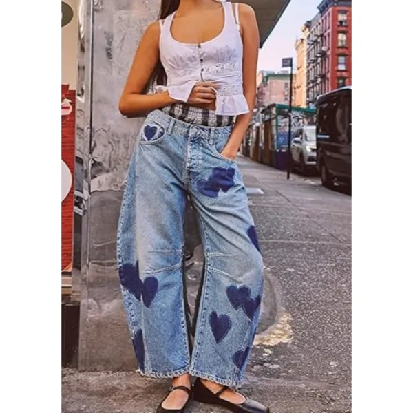 Women's Y2K Barrel Jeans