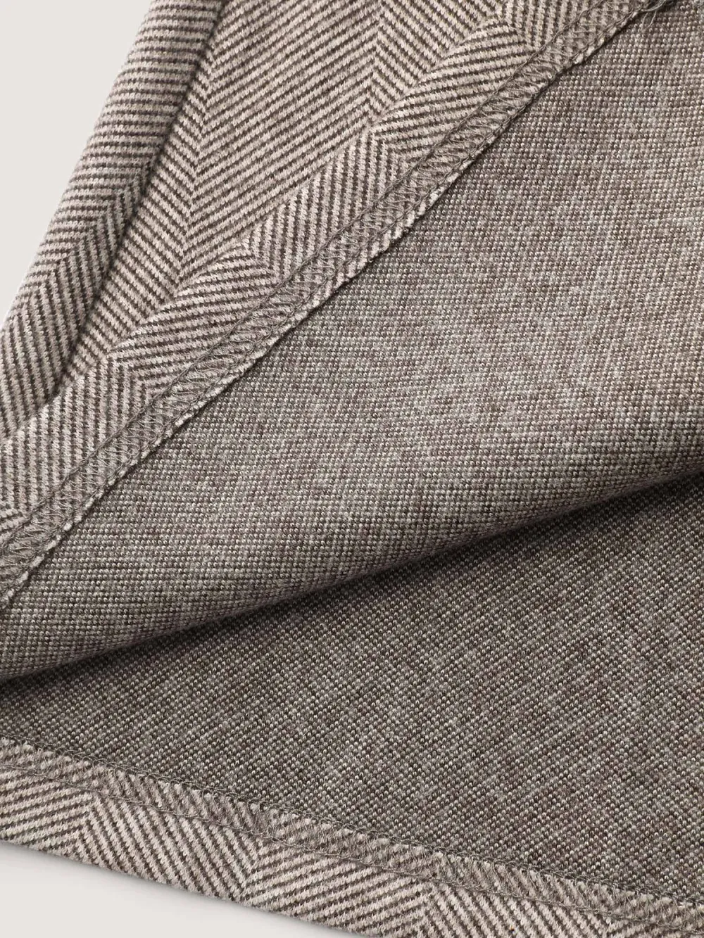 Herringbone Pattern Cinched-Waist Jacket