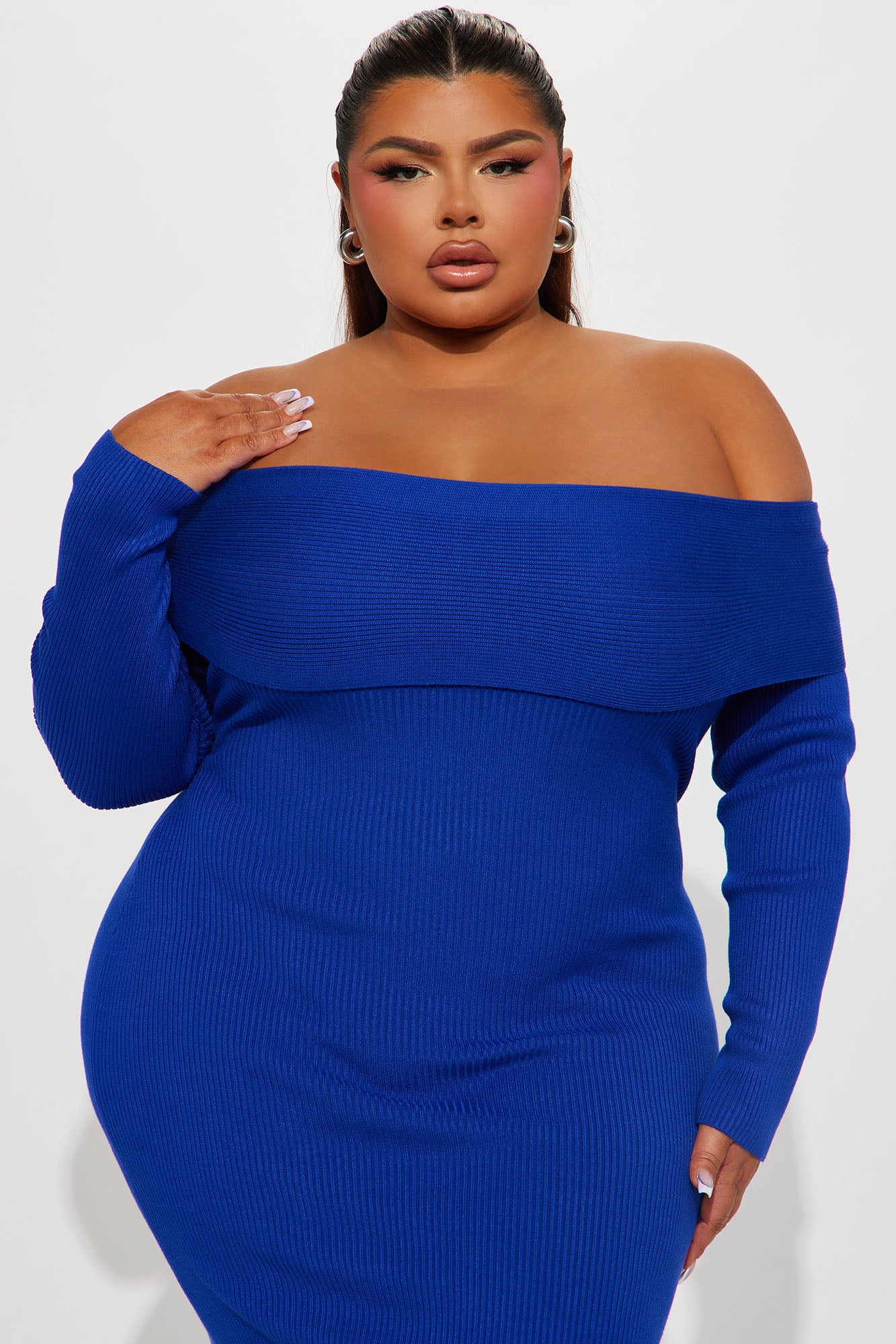 Tamara Sweater Maxi Dress - Royal