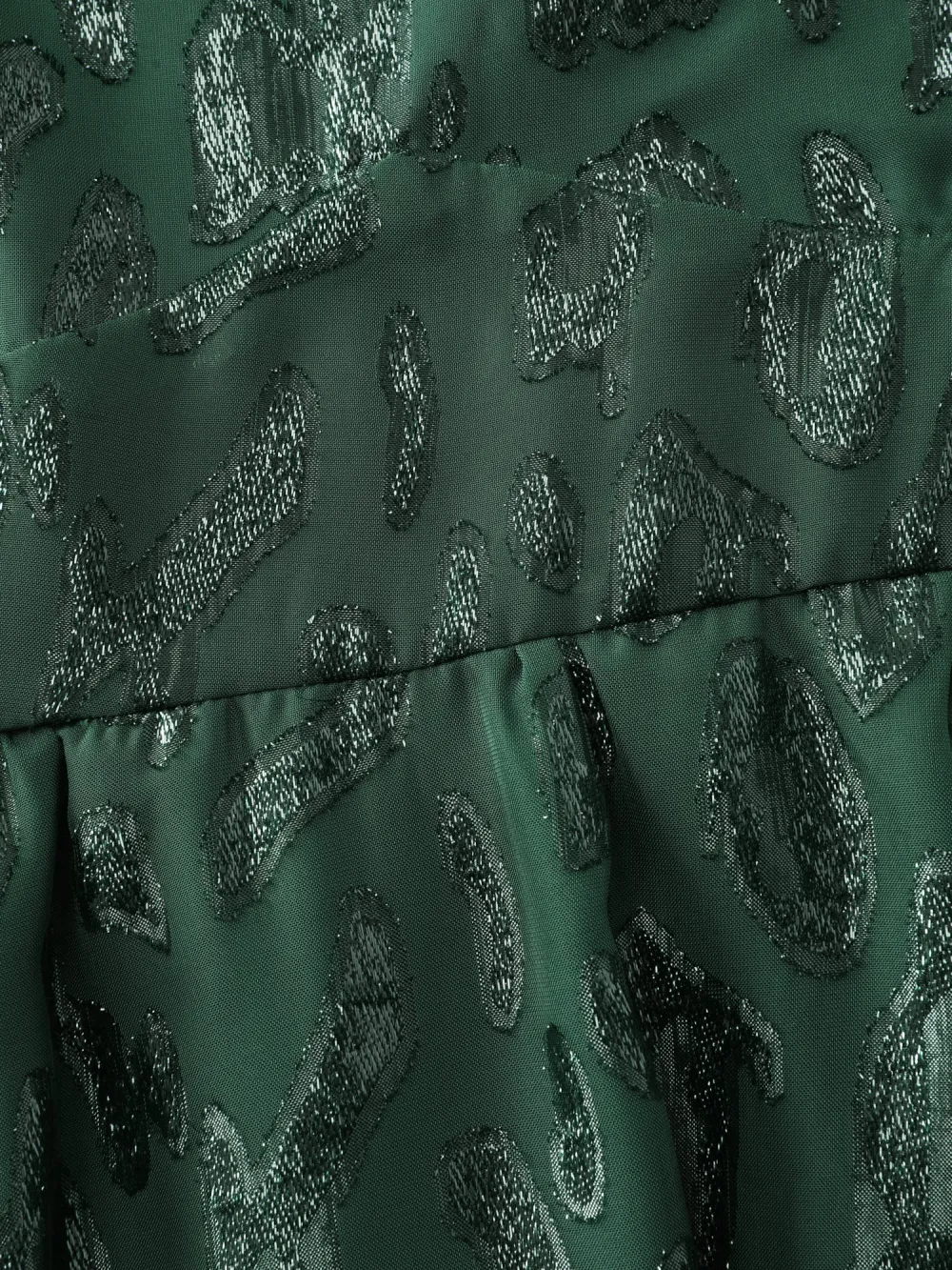 Textured Shirred Backless Tie Midi Dress