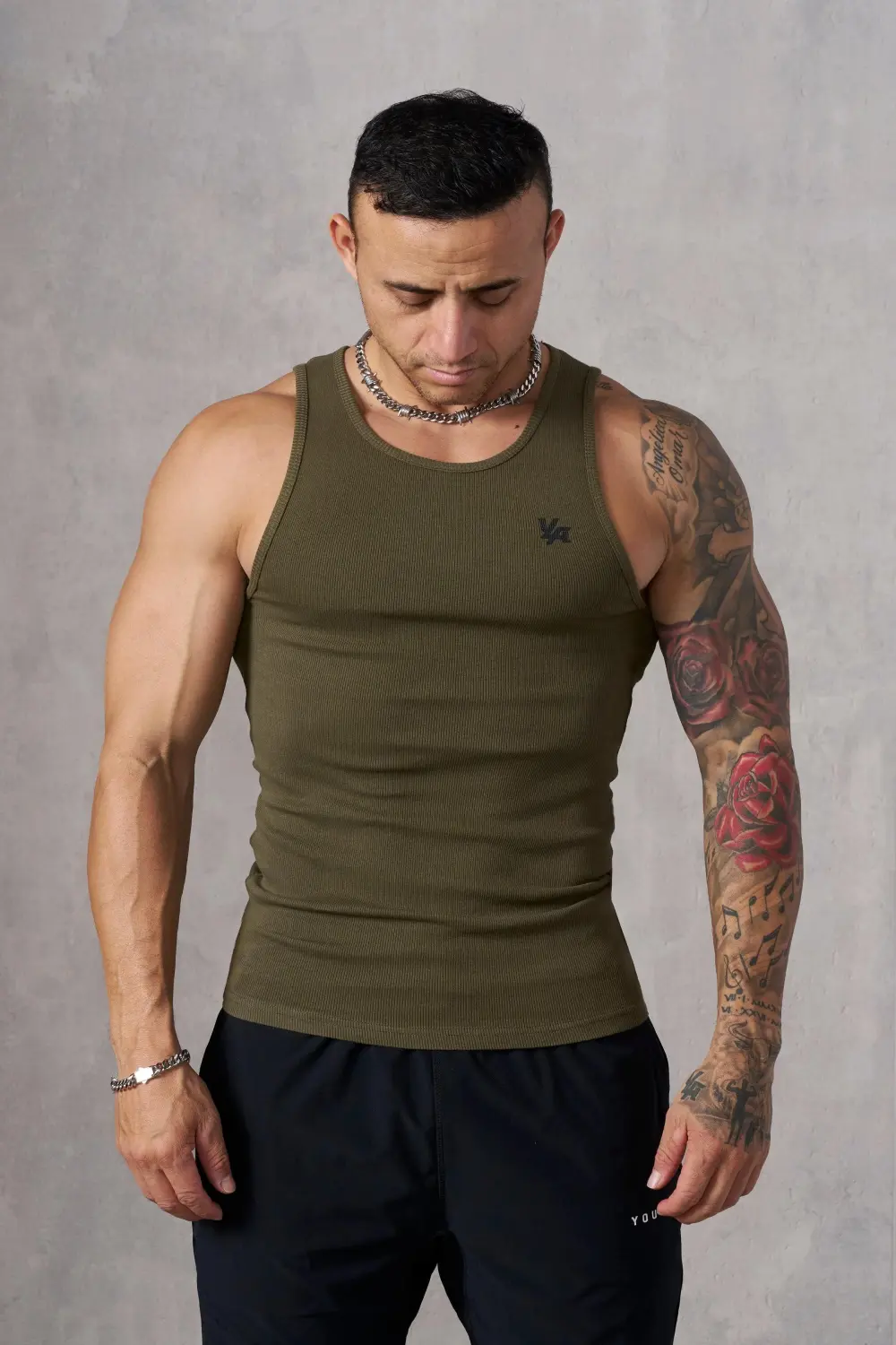 314 Scoop Bottom Ribbed Tank