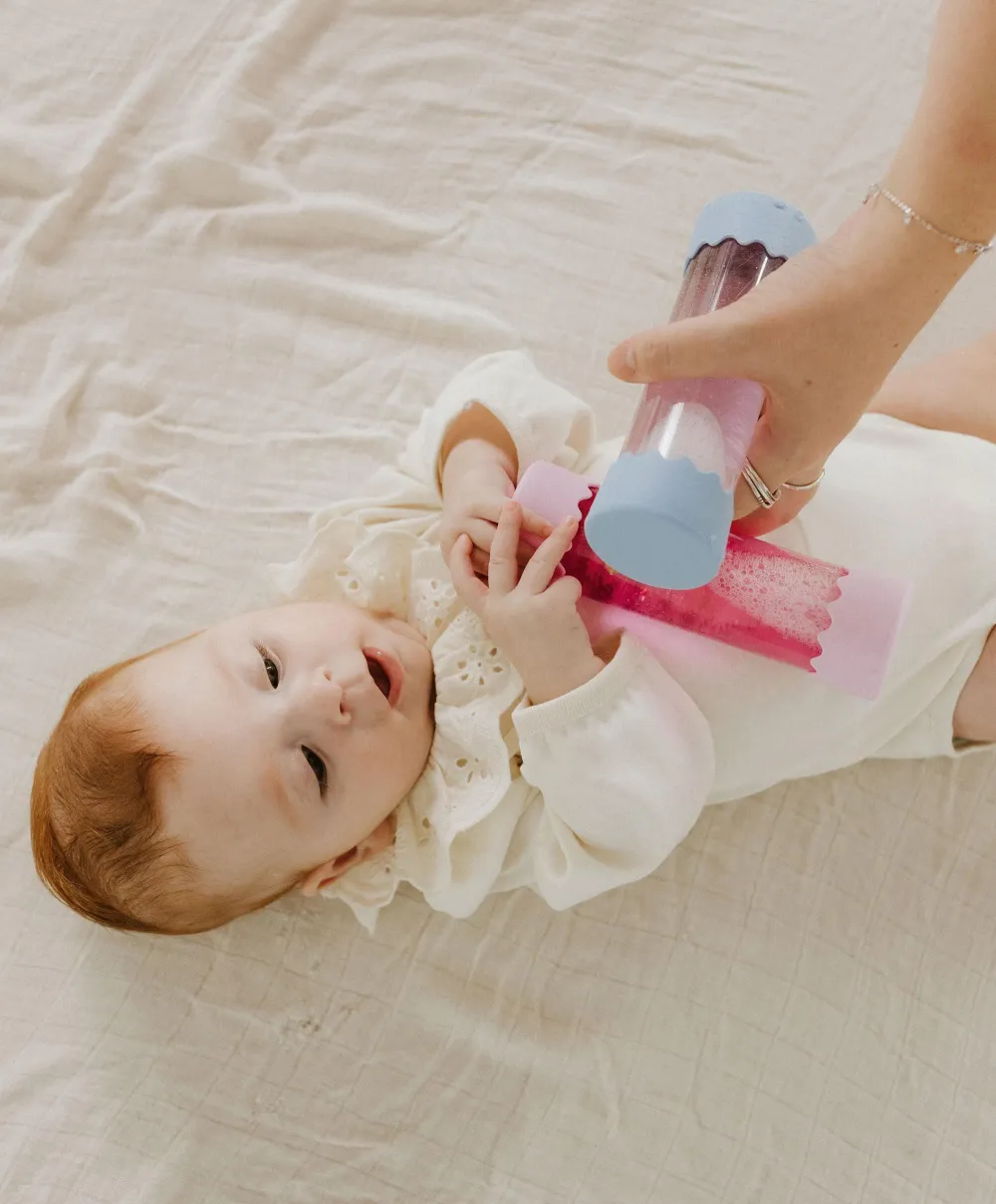 Jellystone Designs Baby Calm Down Bottle - Soft Blue