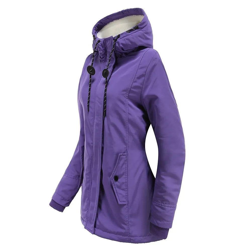 Women's Parka Street Fall Winter Long Coat