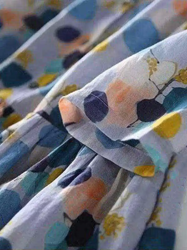 Original Polka-Dot Lapel Short Sleeves A-Line Midi Dress