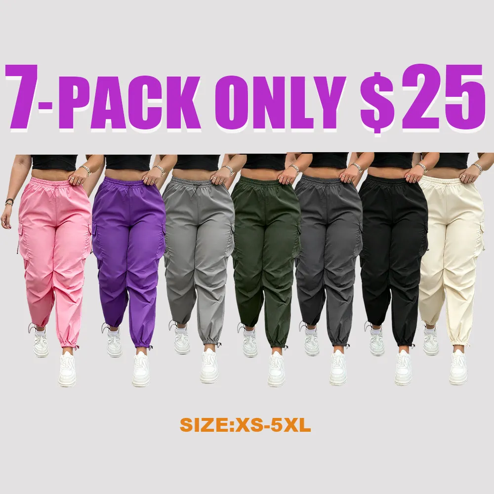 Women’s Drawstring Cargo Pants – Casual Fall & Winter Trousers