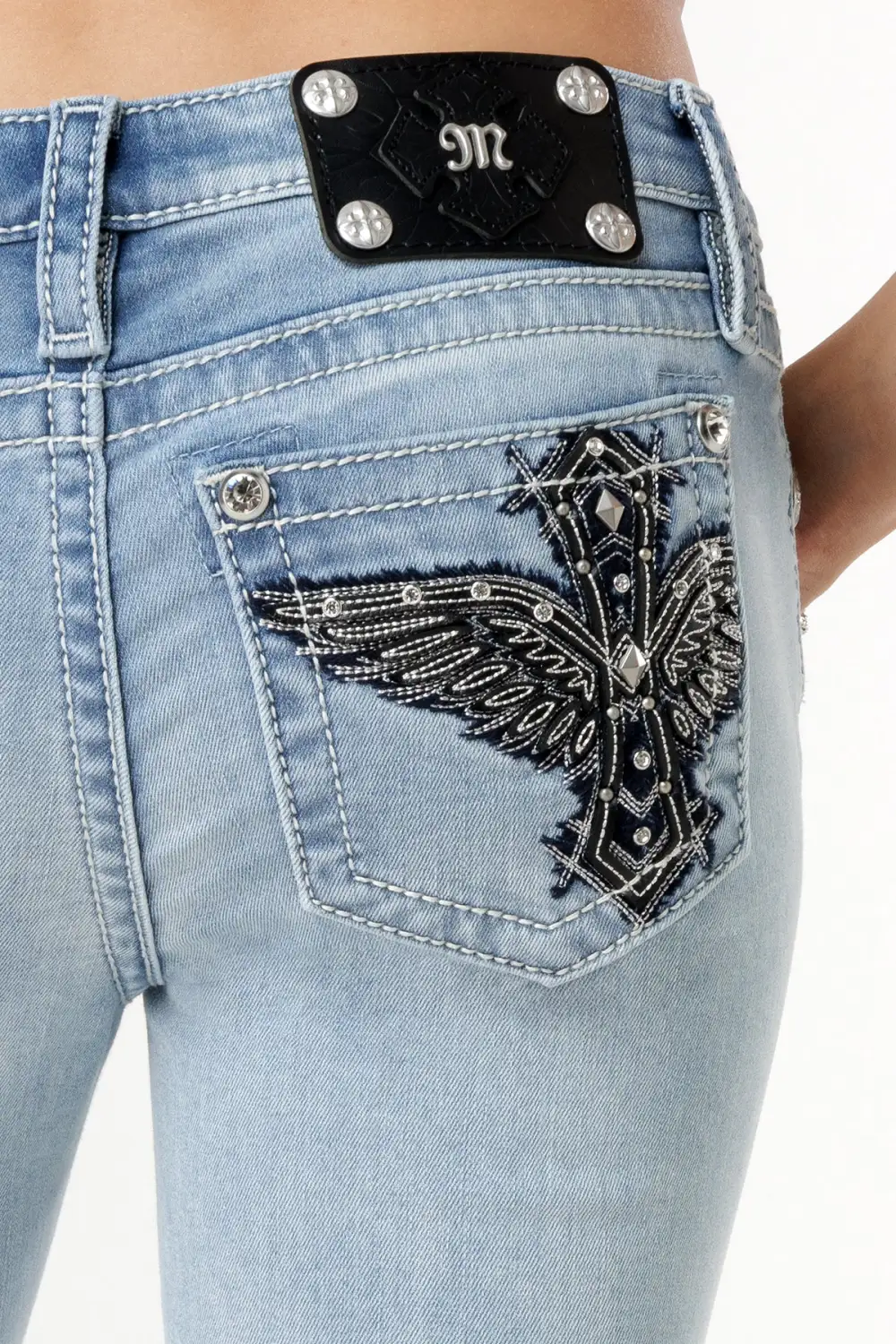 Ethereal Wings Bootcut Jeans