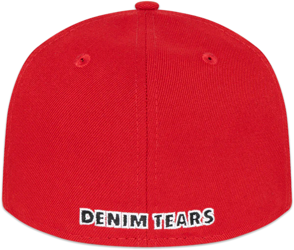 Black Cherub New Era Hat Red