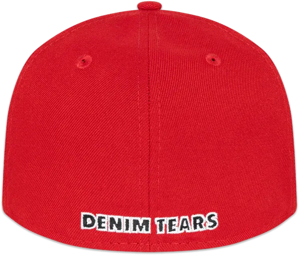 Black Cherub New Era Hat Red