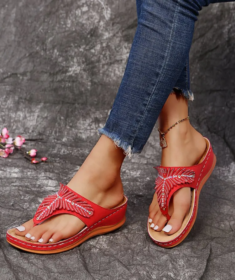 Classic Leather Orthopedic Flip-flop Sandals（⚡Clearance Sale）