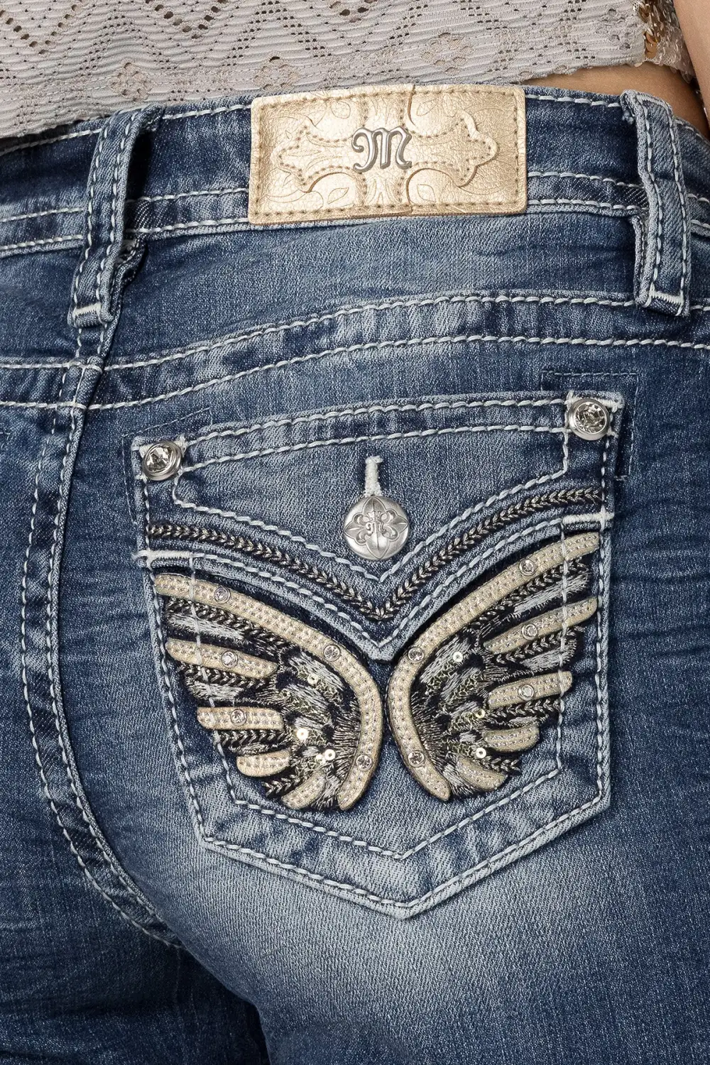 Golden Wing Bootcut Jeans