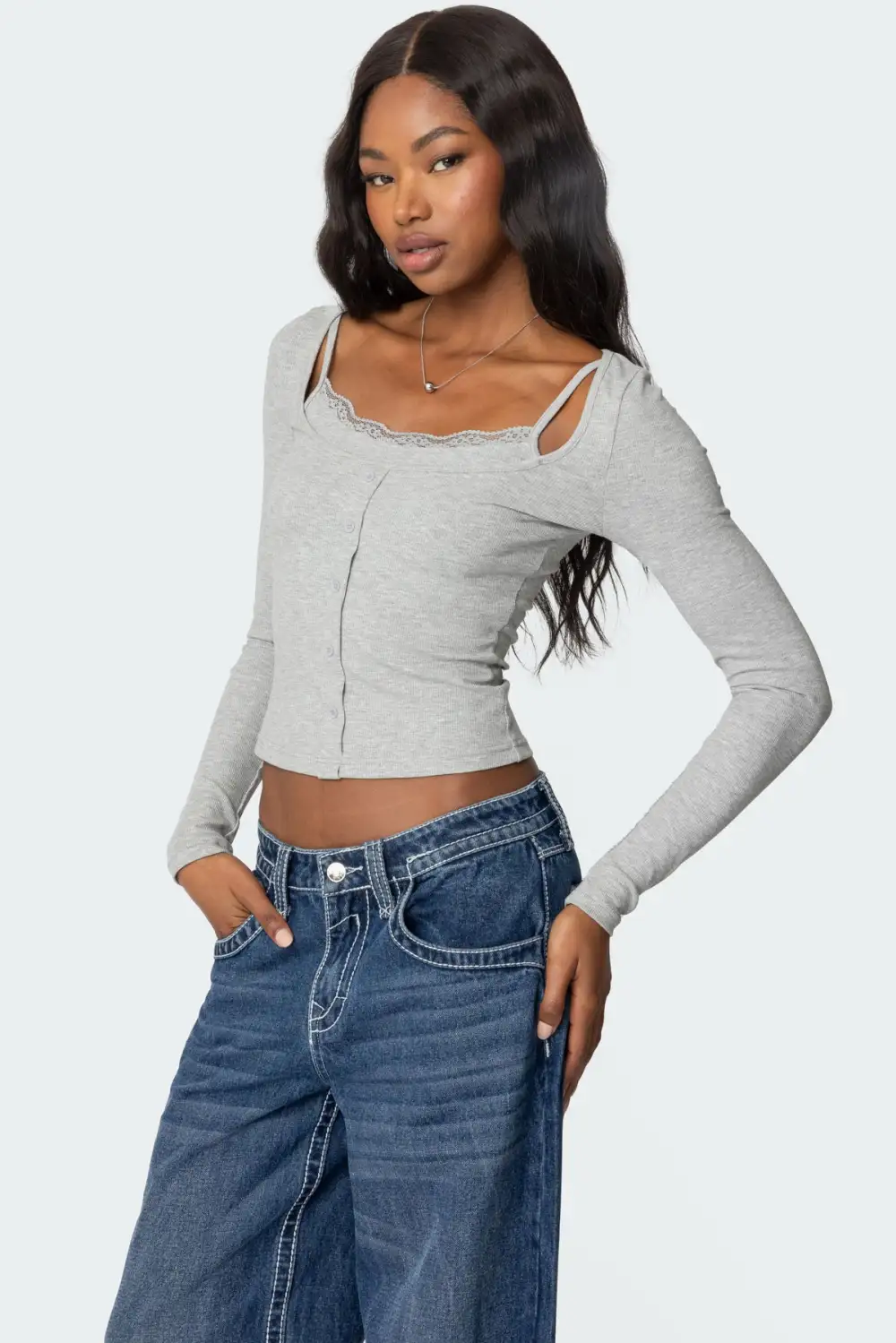 Josi Layered Ribbed Top