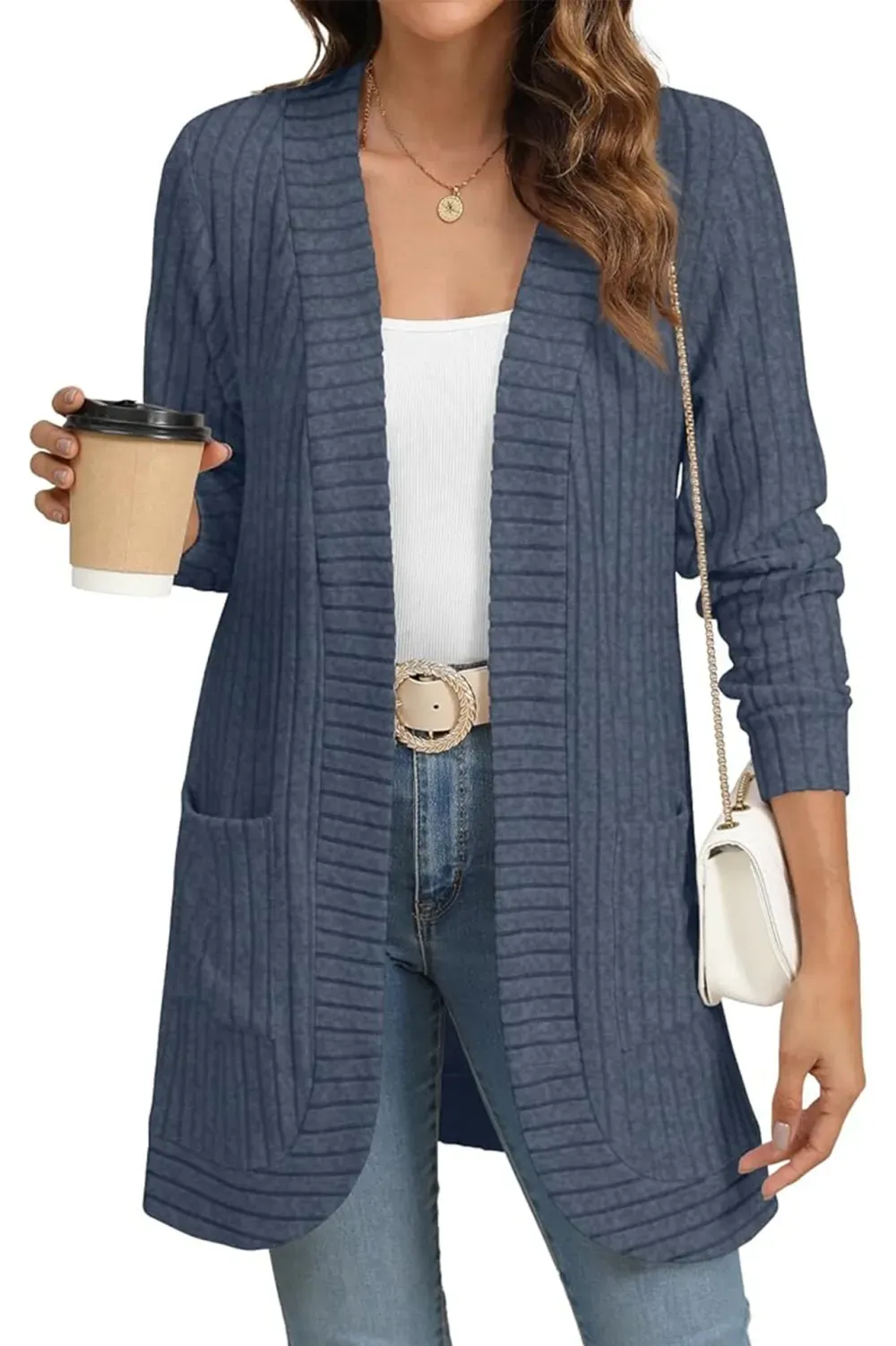 ⚡ONLY TODAY ⚡Women Long Sleeve Open Front Cardigan