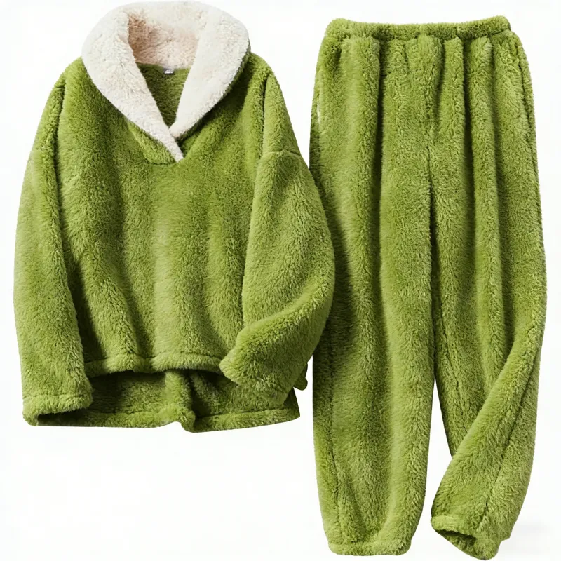 Men's Coral Fleece Pjs Set