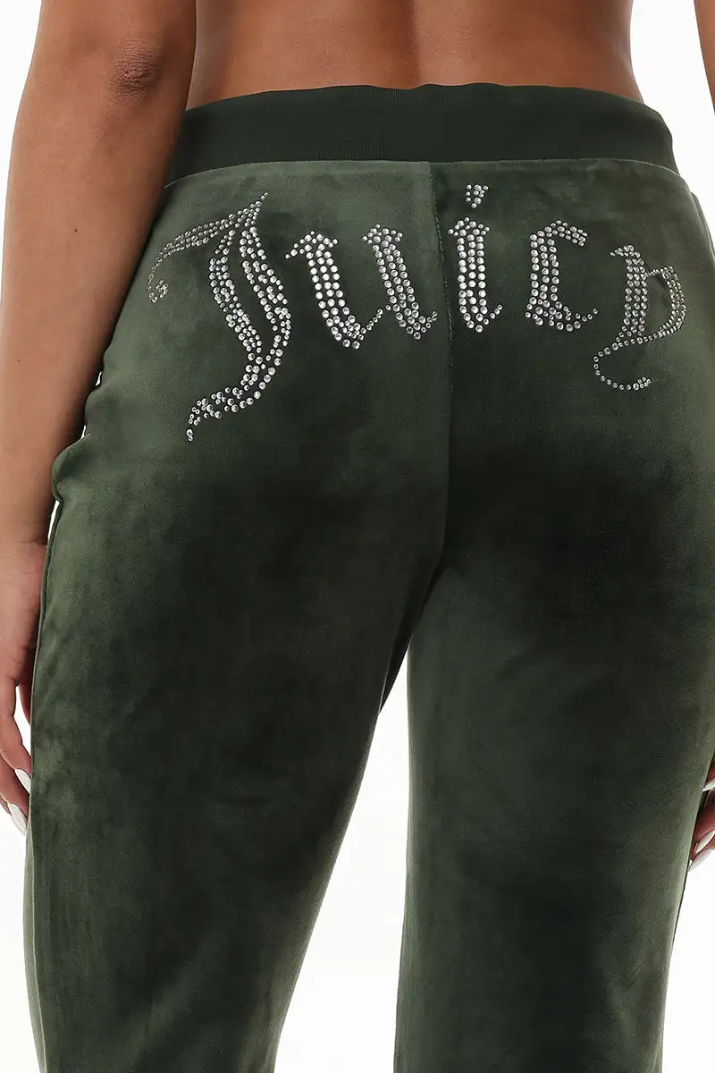 OG Big Bling Velour Track Pants