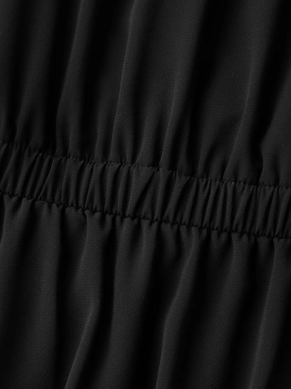 Three-Quarter Sleeve Tulle Skirt Knee-Length Dress