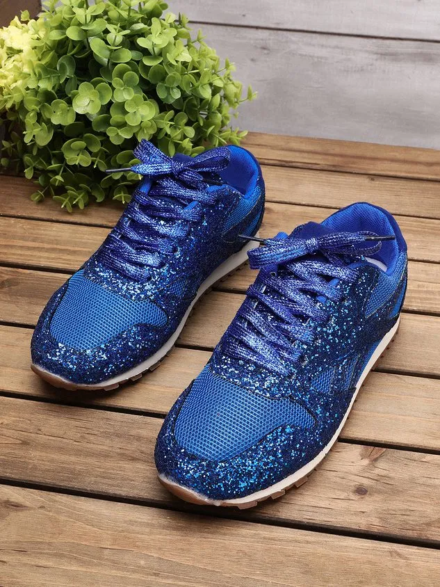 Women Muffin Rhinestone New Crystal  Platform Sneakers
