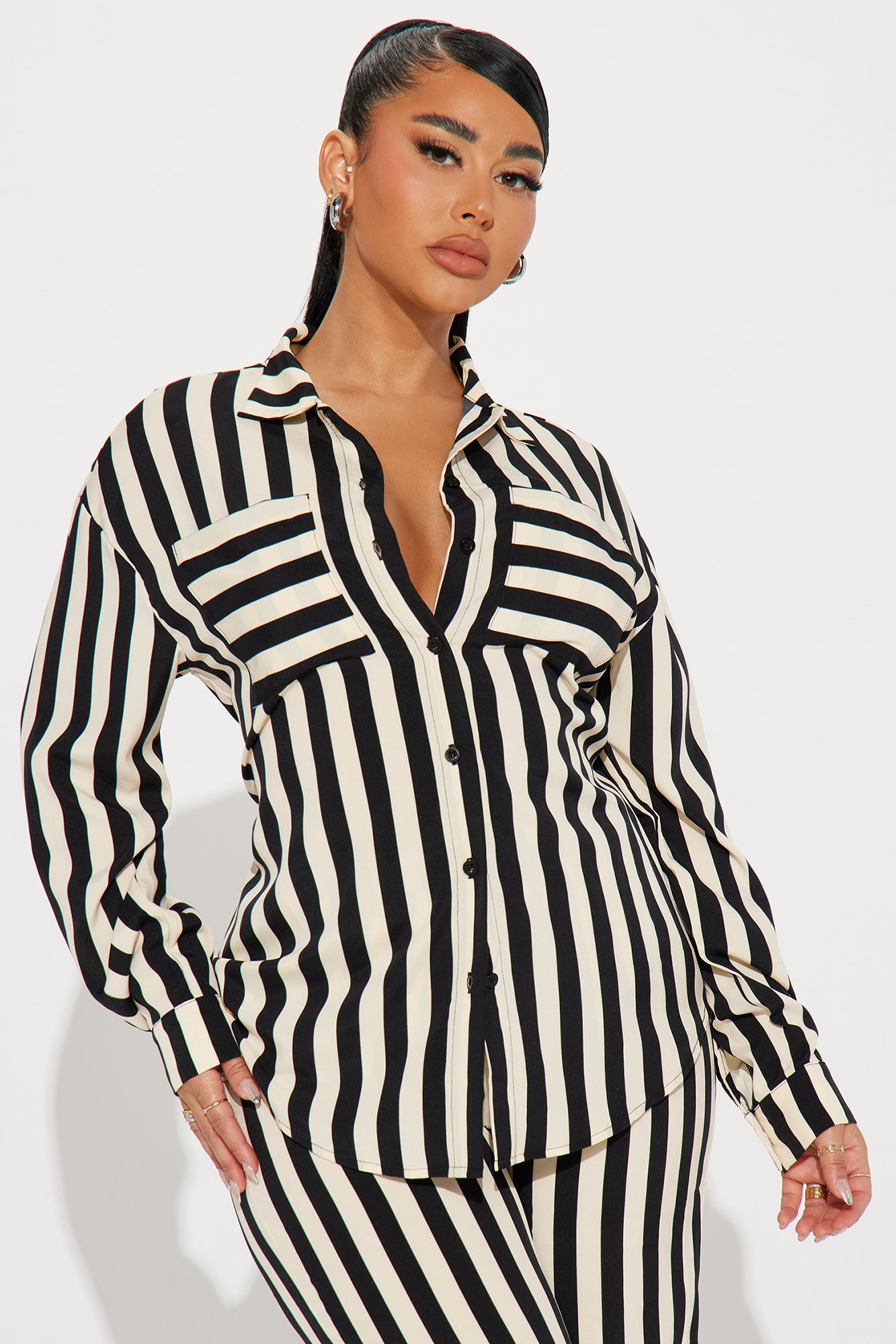 Looking For Me Pant Set - Black/combo