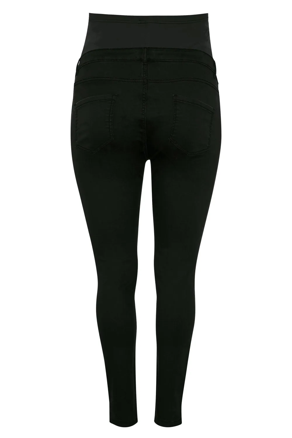 BUMP IT UP MATERNITY Curve Indigo Blue Stretch Skinny Jeans With Comfort Panel