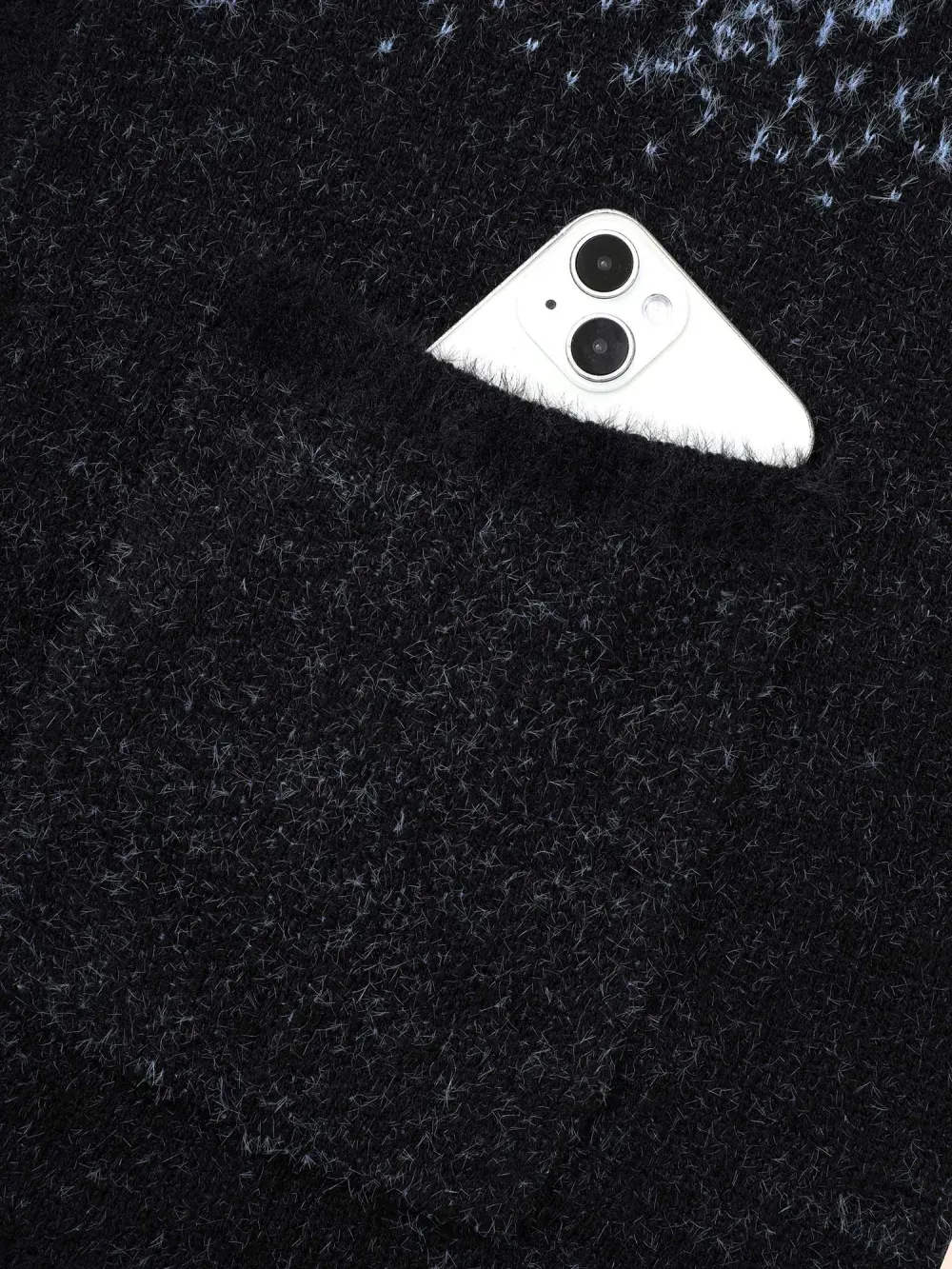 Ombre Contrast Drop Shoulder Sleeve Cardigan