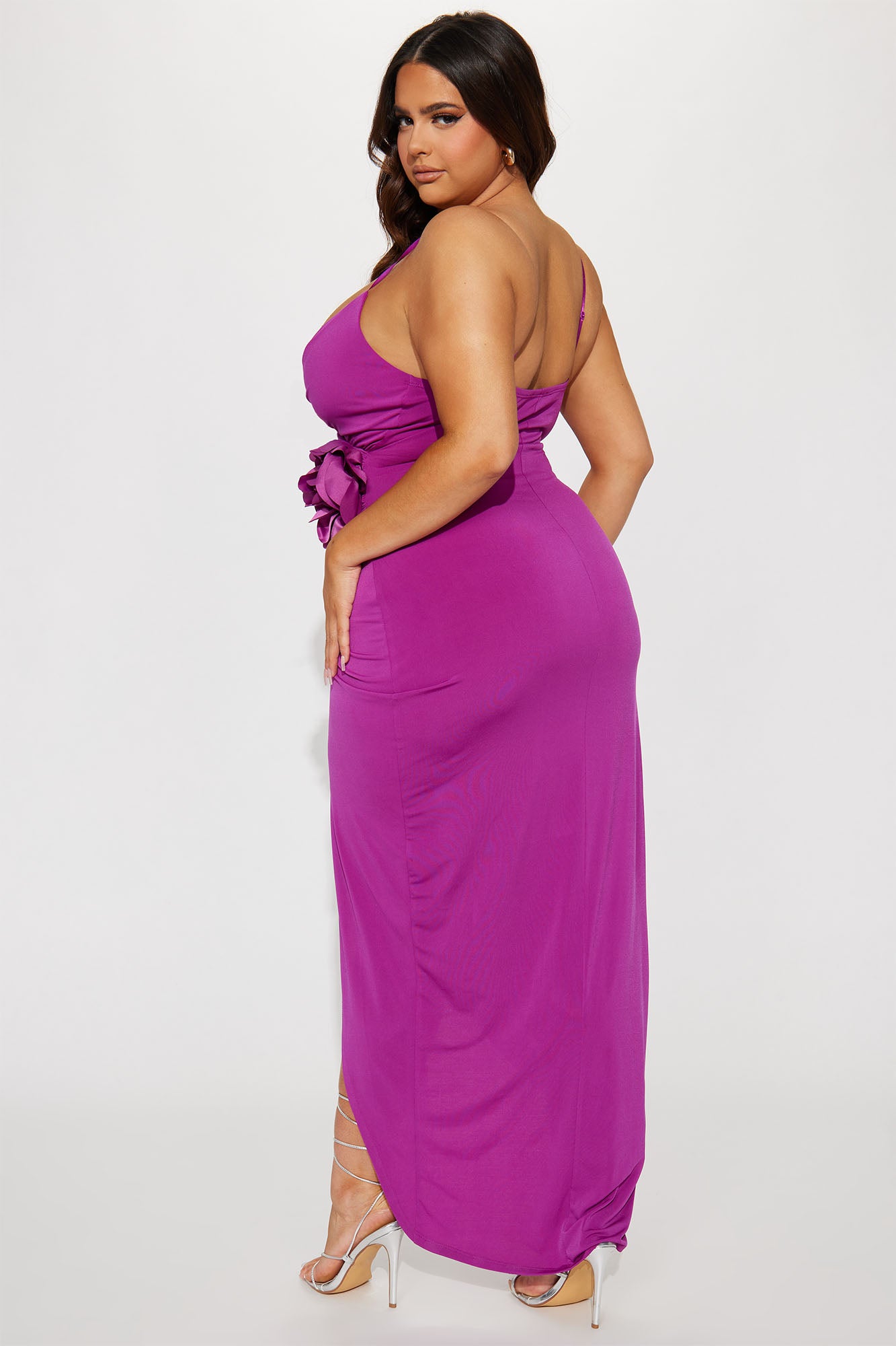 Garner Floral Maxi Dress - Wine