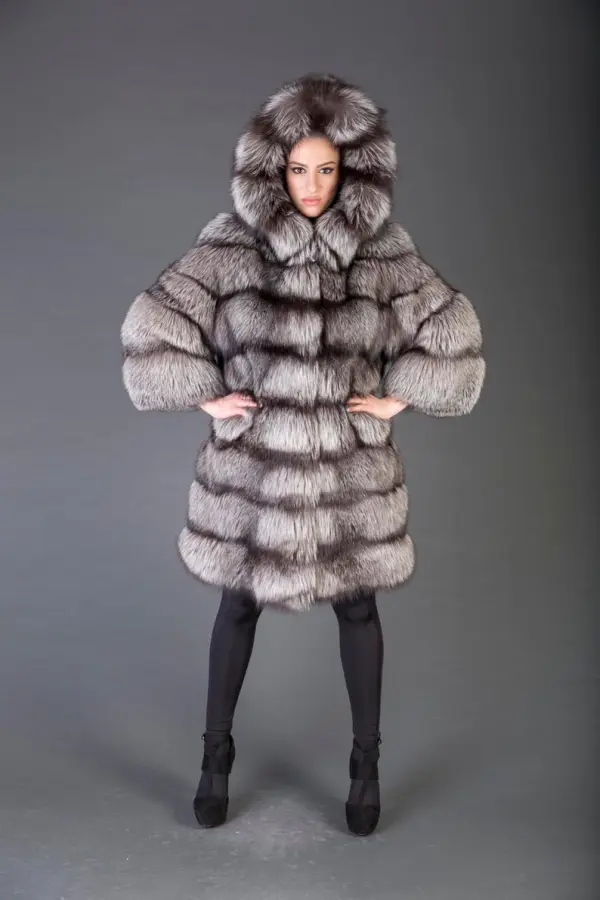 Silver Fox Fur Jacket