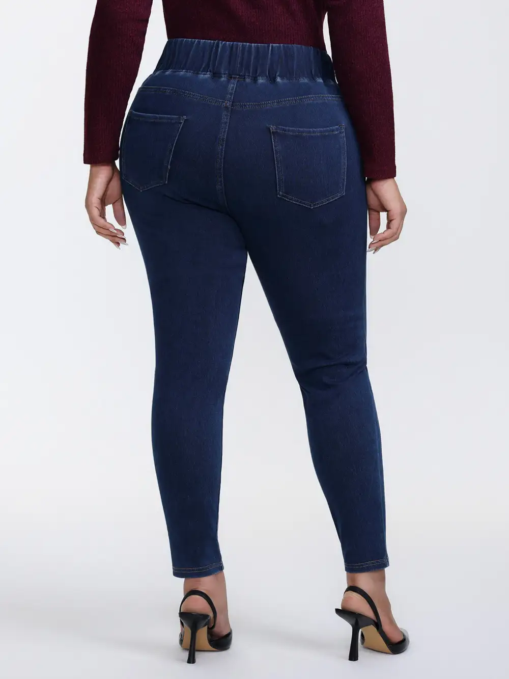 Supersoft Stretchy Skinny-Fit Knit Jeans