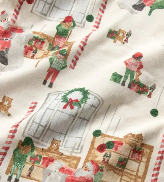 Guide My Sleigh Matching Organic Cotton Pajamas