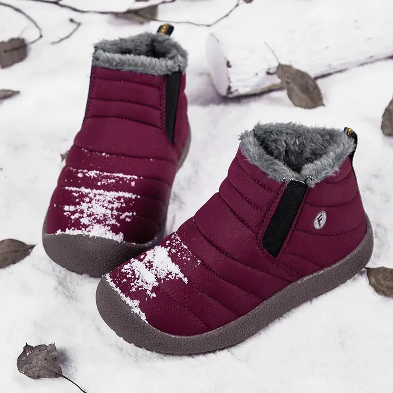 Winter Snow Boots Warm And Velvet Low Top Shoes