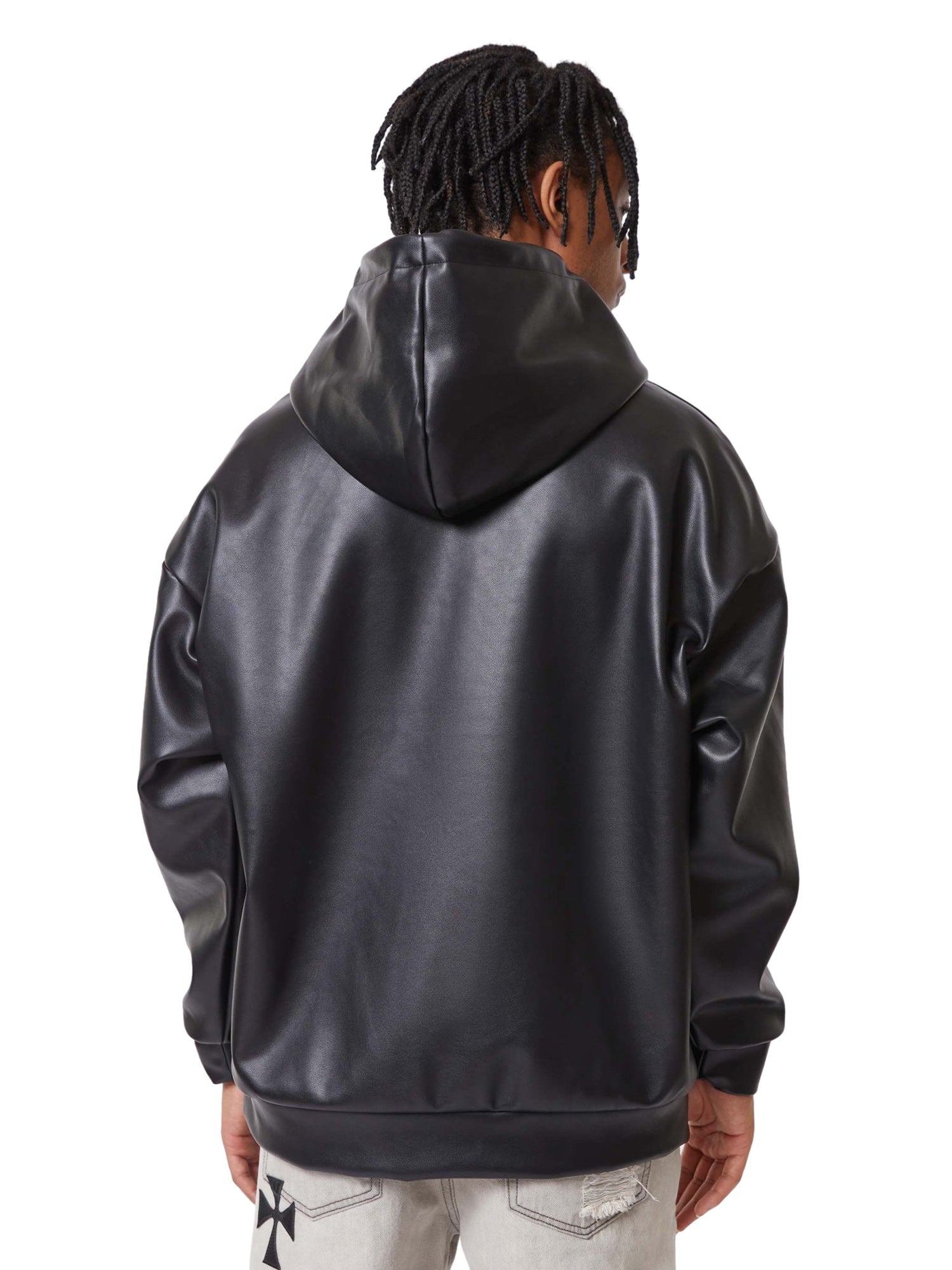 American Vintage Leather Sweatshirt