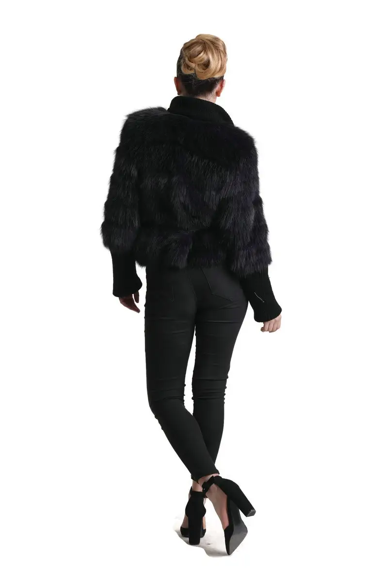 Fox fur Coat Sleeves