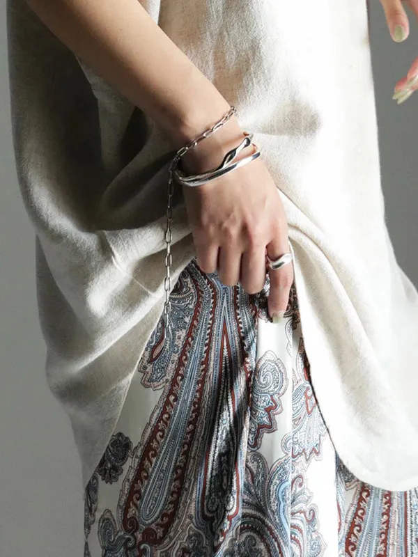 Casual Solid Loose Batwing Sleeves T-Shirt