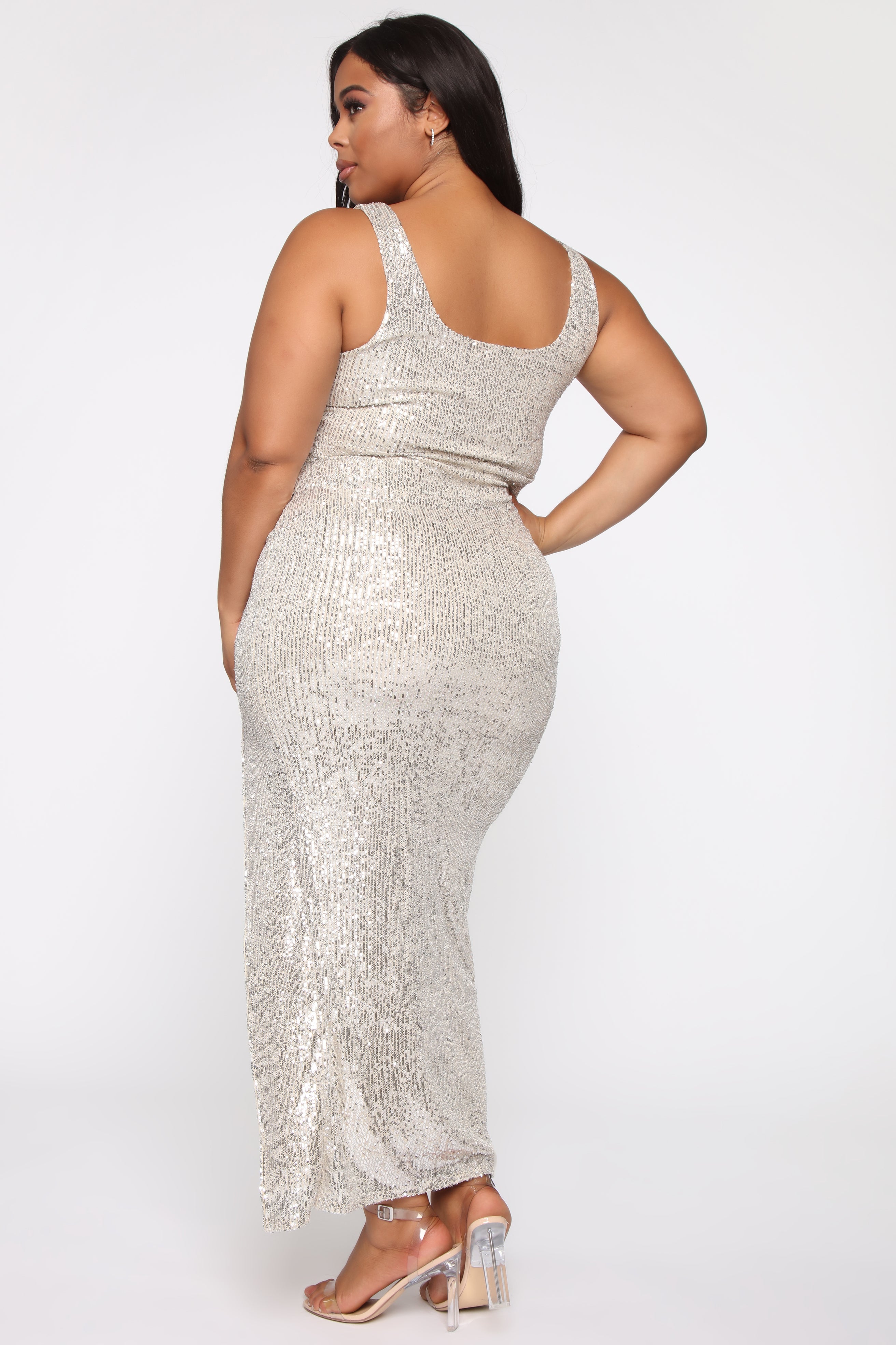 Family Affair Sequin Dress - Silver