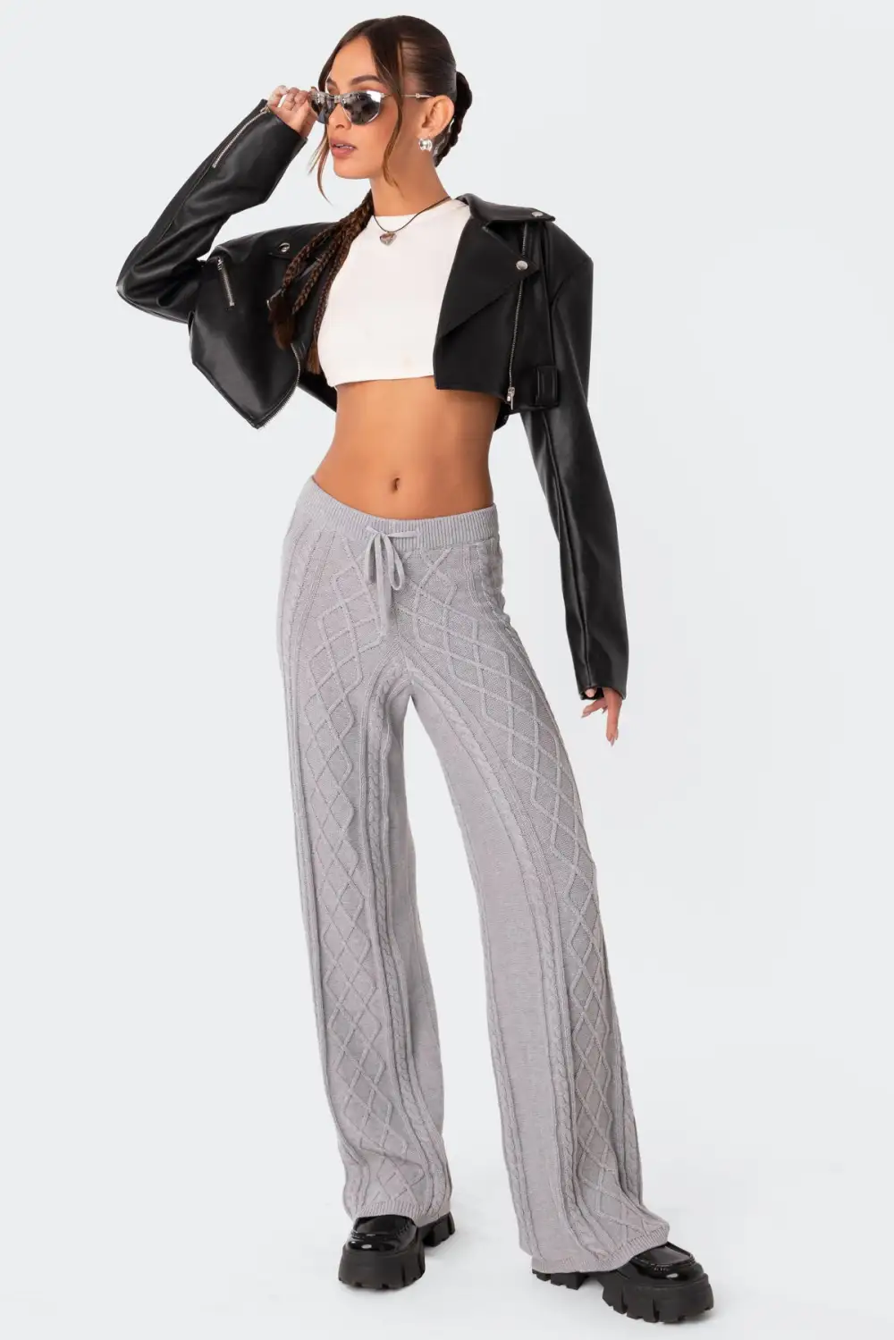 Kasey Cable Knit Pants